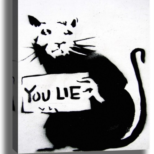 YOU LIE (CC-Banksy)